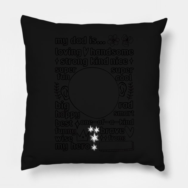 Fathers Day DIY Pillow by monicasareen