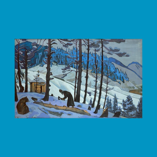 St. Sergius the Builder by Nicholas Roerich by Star Scrunch