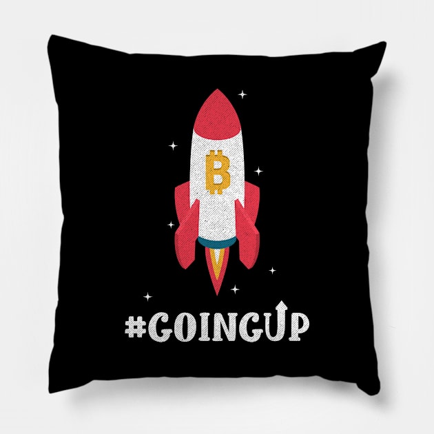 Vintage spaceship rocket currency traders gifts Pillow by opippi