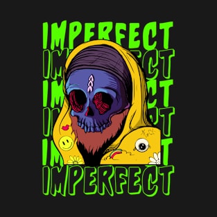 Imperfect Skull Design T-Shirt