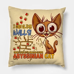 Abyssinian Cat Paws Pillow