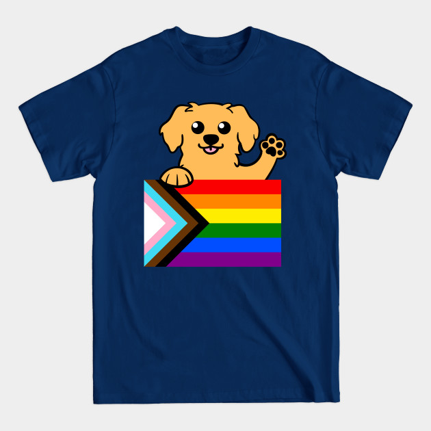 Disover Love is love Puppy - Golden - Dogs - T-Shirt