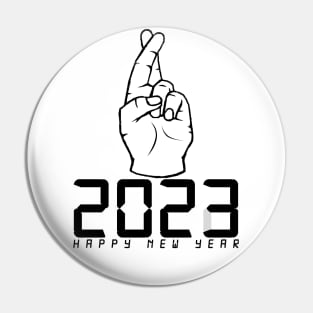 Happy New Year 2023 - Finger Crossed Pin