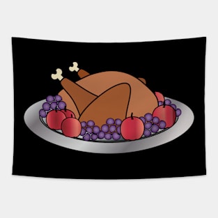 Happy Thanksgiving Turkey Tapestry