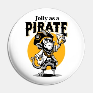 Jolly as a Pirate Pin