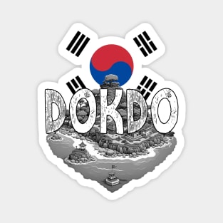 Dokdo The Beautiful Island Of South Korea Magnet