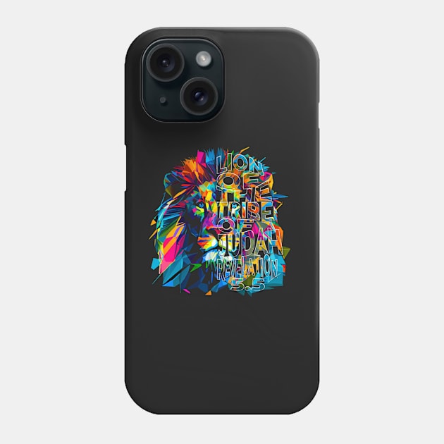 Lion of the tribe of Judah - Revelation 5.5 Phone Case by MarcusAndrade