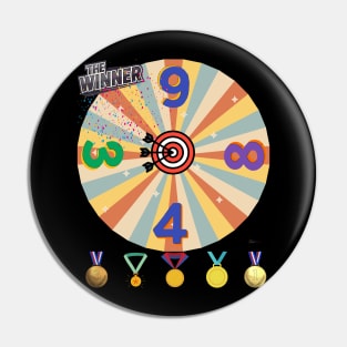 Dart style , winners Pin