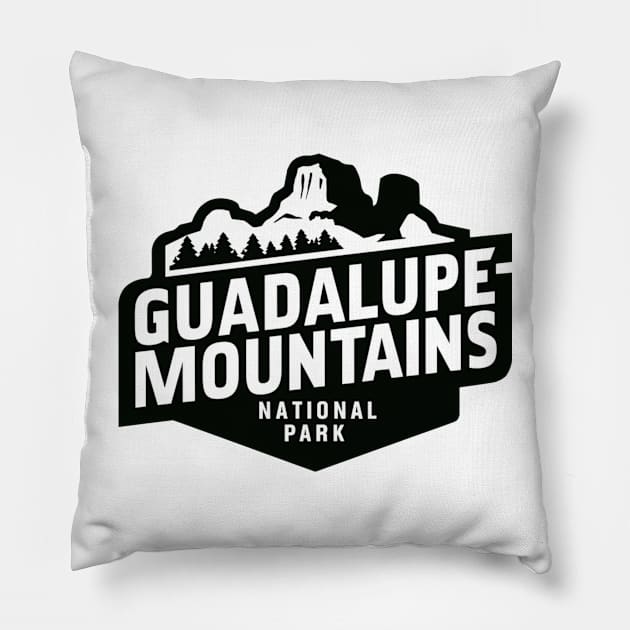 Guadalupe Mountains National Park Pillow by Perspektiva