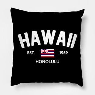 Hawaii Collegiate Preppy Pillow