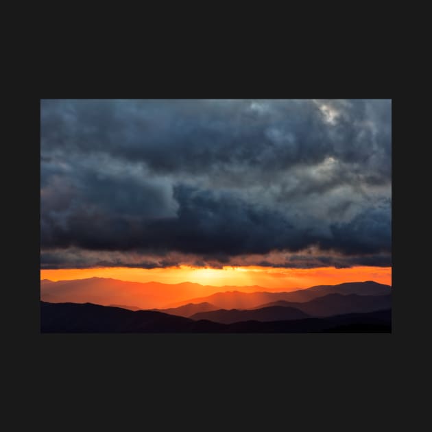 Smoky Mountains Sunset Rapture by somadjinn