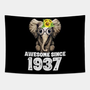 Awesome since 1937 83 Years Old Bday Gift 83th Birthday Tapestry