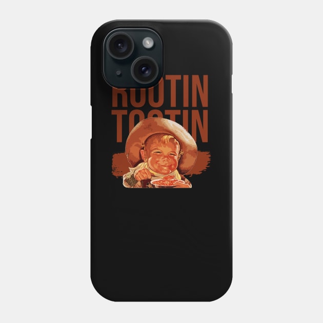 rootin tootin baby cowboy Phone Case by Regx Food Cosmic