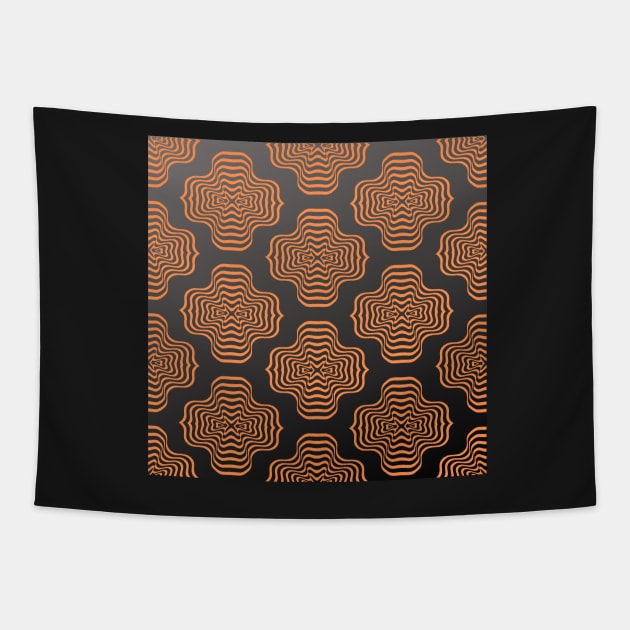 Unique Retro Pattern Tapestry by Pris25