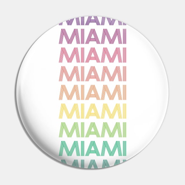 Miami Pin by RainbowAndJackson