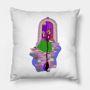 Lantern Princess Pillow