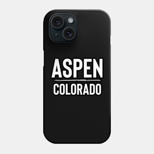 Aspen Colorado Rocky Mountains Phone Case