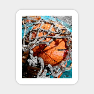 Basketball art print work 11- Basketball artwork Magnet