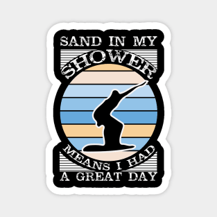 surfboard hobby slogan saying Magnet