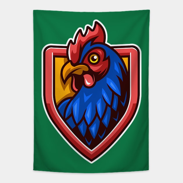 Rooster Tapestry by mightyfire