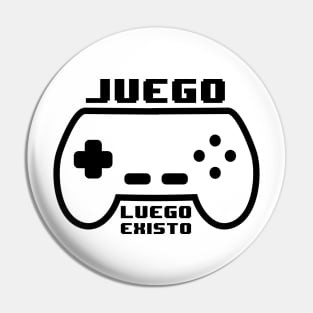 Juego luego existo Pin