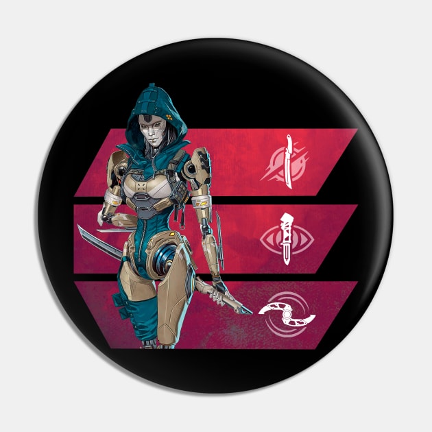 Apex Legends - Ash Pin by Paul Draw