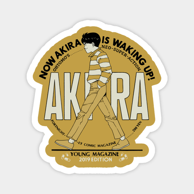 NOW AKIRA IS WAKING UP! Magnet by bakedjeans