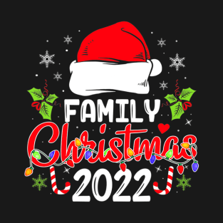 Family Christmas 2022 Matching Group Lights Xmas Men Women T-Shirt