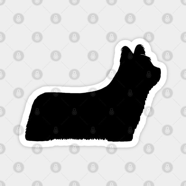 Skye Terrier Silhouette Magnet by Coffee Squirrel