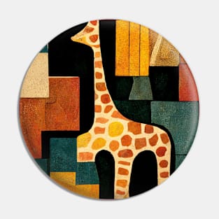 African giraffe Pin