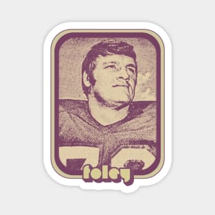 Dave Foley // Retro Football Fan Design Magnet