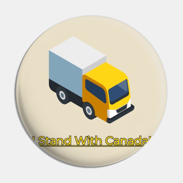 I Stand With Canada Pin by Put A Little LUV in UR Art