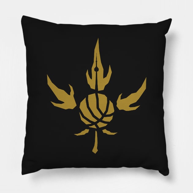 Toronto Basketball Pillow by KayZee