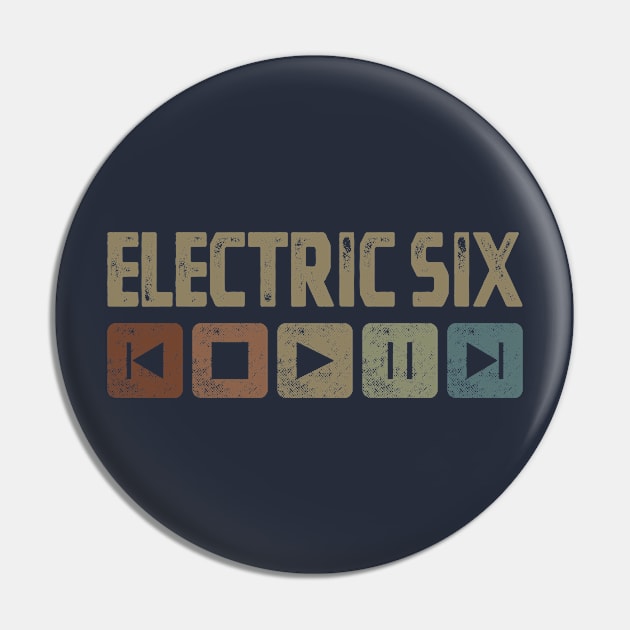 Electric Six Control Button Pin by besomethingelse