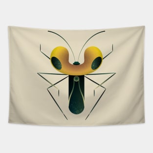 Yellow and exotic bug Tapestry