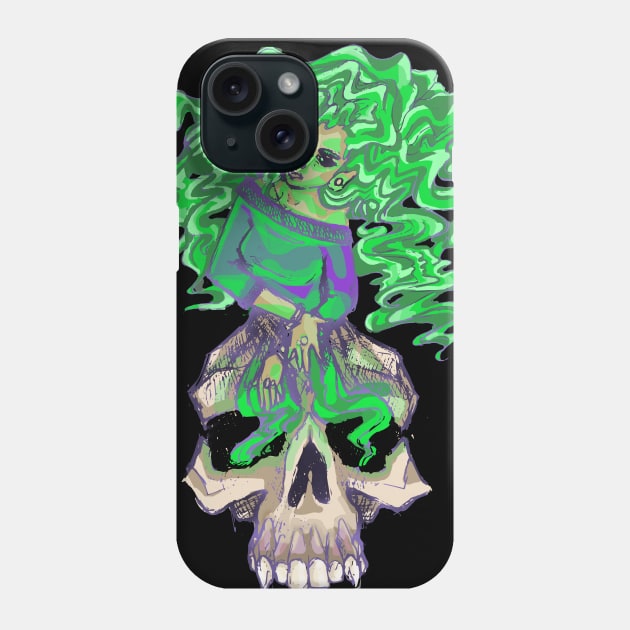 Skull Magic Phone Case by lexcutler97