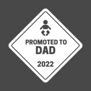 Promoted to Dad Baby Announcement T-Shirt