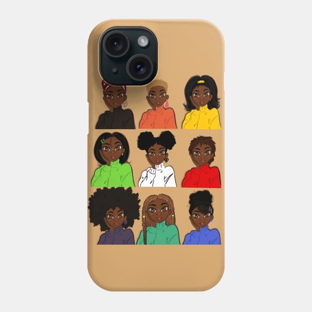 Hair Challenge Phone Case by bananapeppersart