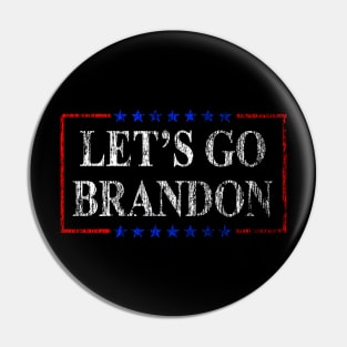 Let's Go Brandon Patriotic FJB Funny Political Pin