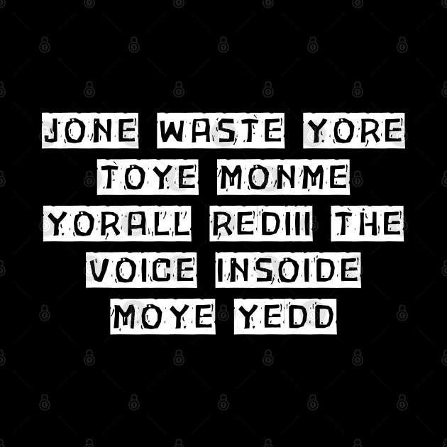 JONE WASTE YORE TOYE MONME YORALL REDIII by NomiCrafts