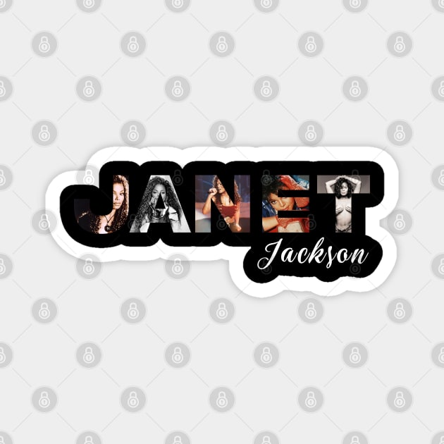 Janet Jackson Vintage Tour Concert Magnet by Evergreen Daily