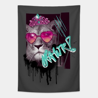 Lion Queen Tapestry