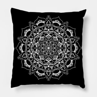 Bohemian Floral Mandala Pillow