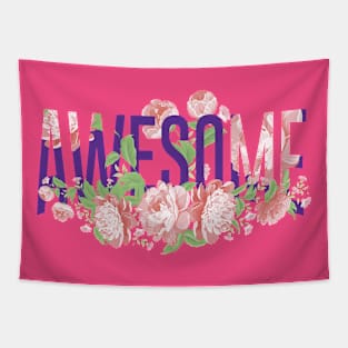 Be Awesome Grl Pwr Tapestry