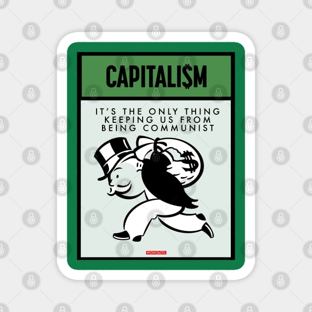 Capitalism Magnet by StudioPM71