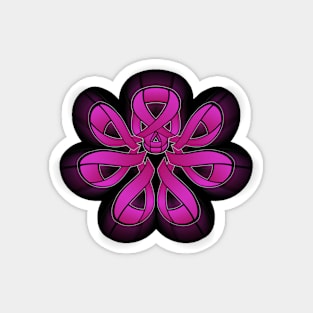 Breast Cancer Ribbon HYDRA Symbol Magnet