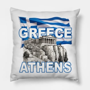 Greece Athens 5 Pillow