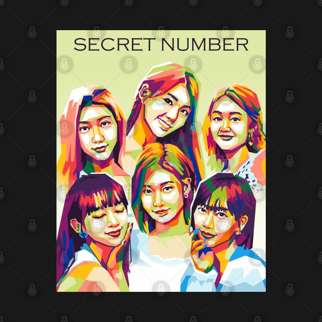 secret number pop art by cool pop art house