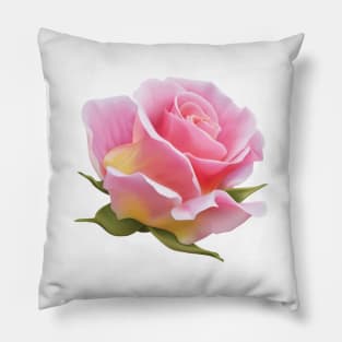 Pink Rose Pillow