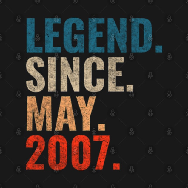 Legend since May 2007 Retro 2007 by TeeLogic